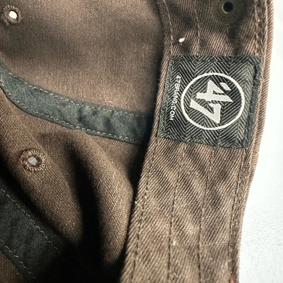 ‘47 NFL Cleveland Browns Clean Up Dad Hat Adjustable Strapback Hat - Picture 3 of 7